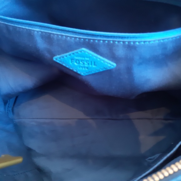 Fossil Blue Emma Shopper Tote - Picture 2 of 9